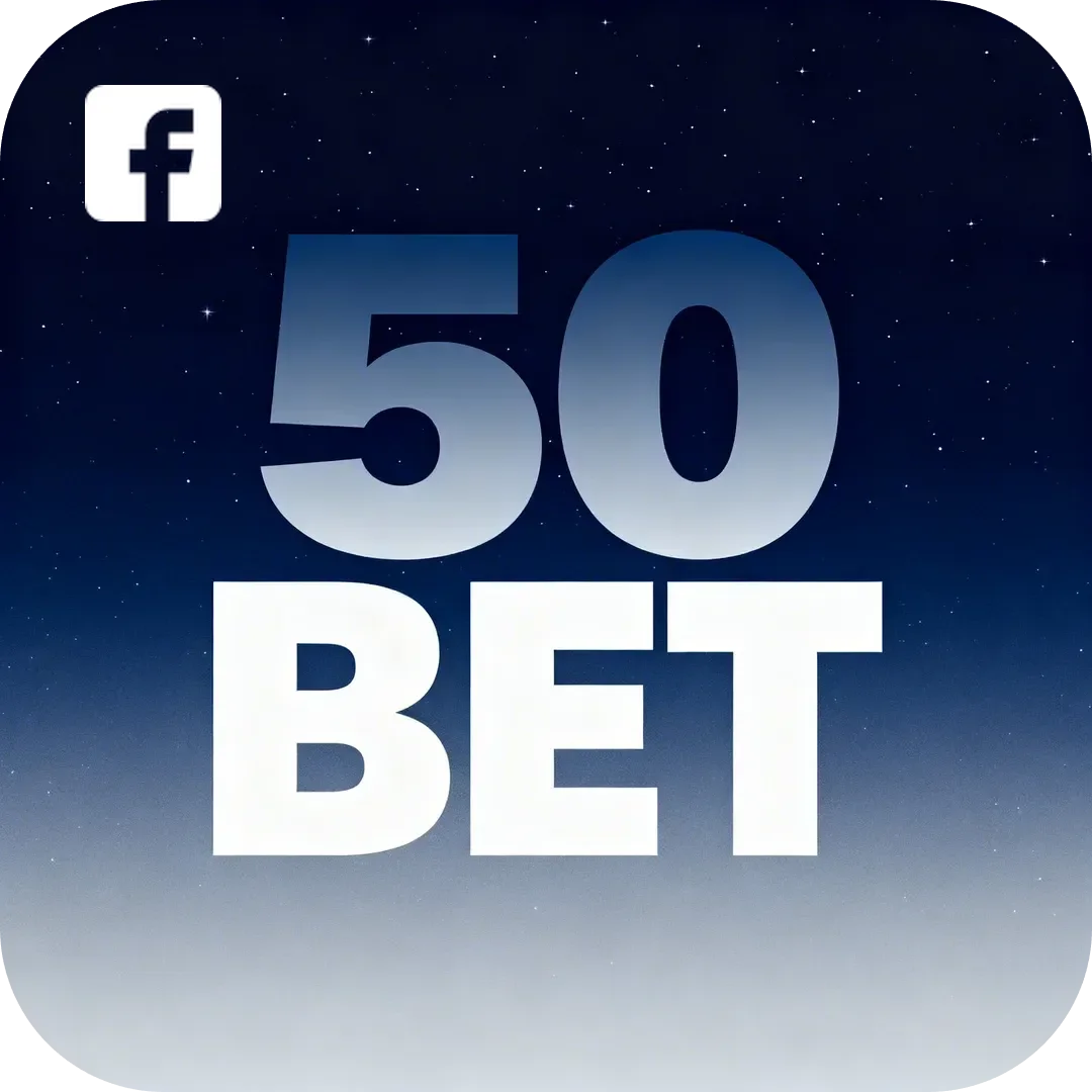 Página oficial da 50bet no Facebook